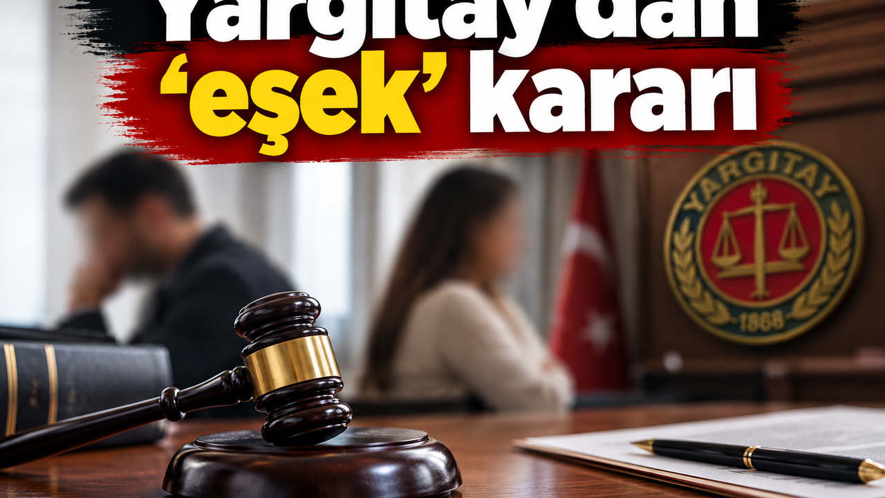 Eşe ‘Eşek’ demek hem boşanma hem tazminat sebebi