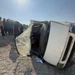 Van’da trafik kazası: Hafif ticari araç takla attı, 6 kişi yaralandı
