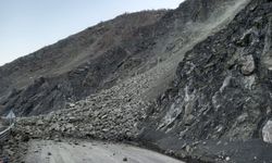 Van-Yüksekova yolu kaya düşmesi nedeniyle trafiğe kapatıldı