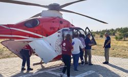 Beyin kanaması geçiren 77 yaşındaki hasta Erzurum’a sevk edildi