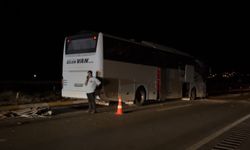 Van otobüsü Sivas’ta kazaya karıştı: 2 yaralı