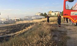 Van’da örtü yangını kısa sürede söndürüldü
