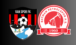 Vanspor-Batman Petrolspor maçının ilk 11’leri belli oldu