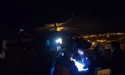 Yüksekten düşen genç, jandarma helikopteriyle hastaneye ulaştırıldı