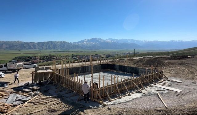 Bölgede bir ilk olan gassilhane inşaatına başlandı