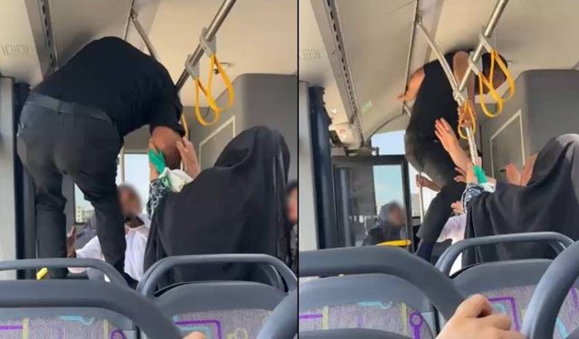 Şehir İçi Otobüste Yumruklu Kavga: Yolcular Araya Girdi