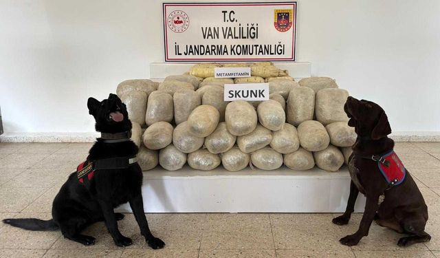 Van’da 106,8 kilo uyuşturucu madde ele geçirildi