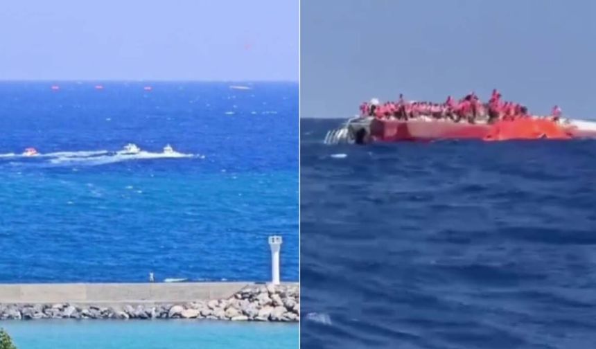 Girne açıklarında yolcu gemisi battı: 7 ölü, 23 kişi aranıyor