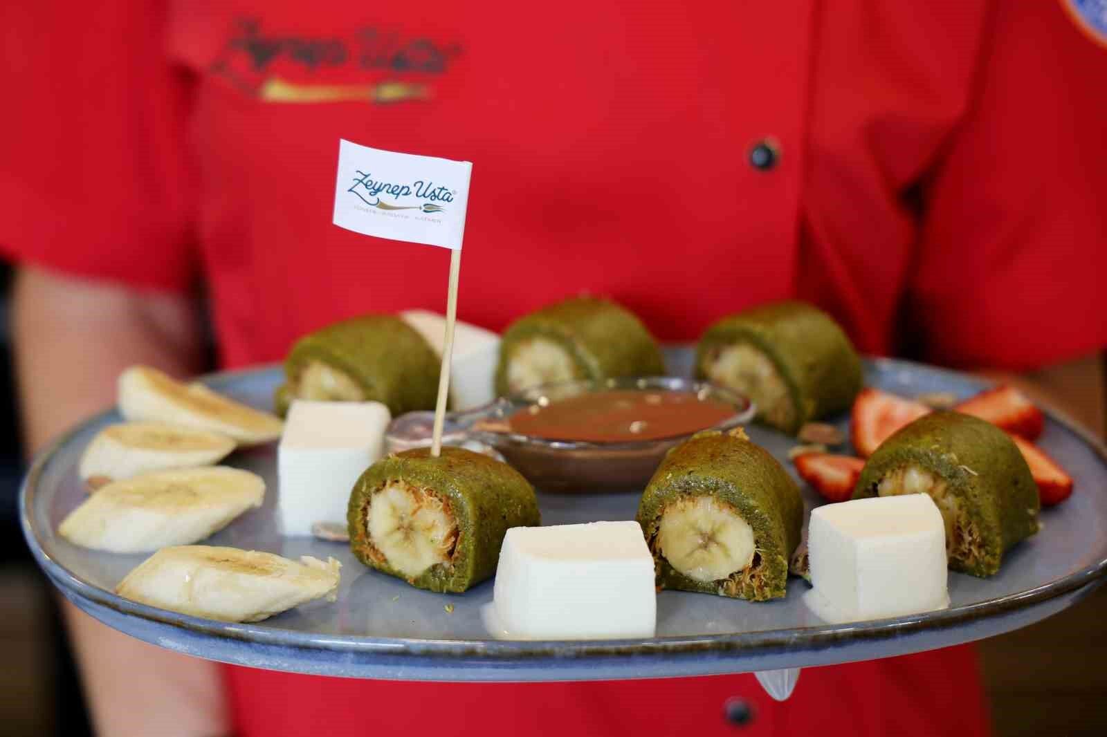 Uzak Doğu’dan gelen müşterilerinden esinlendi, ’Sushi Kadayıf’ yaptı