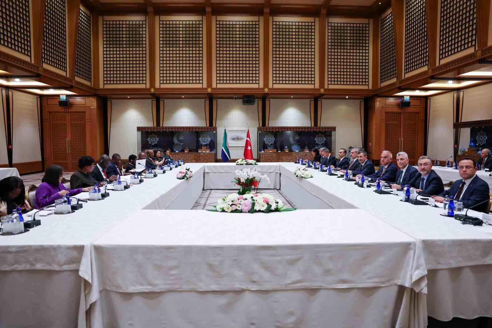 Türkiye ile Güney Afrika arasında 4 anlaşma imzalandı
