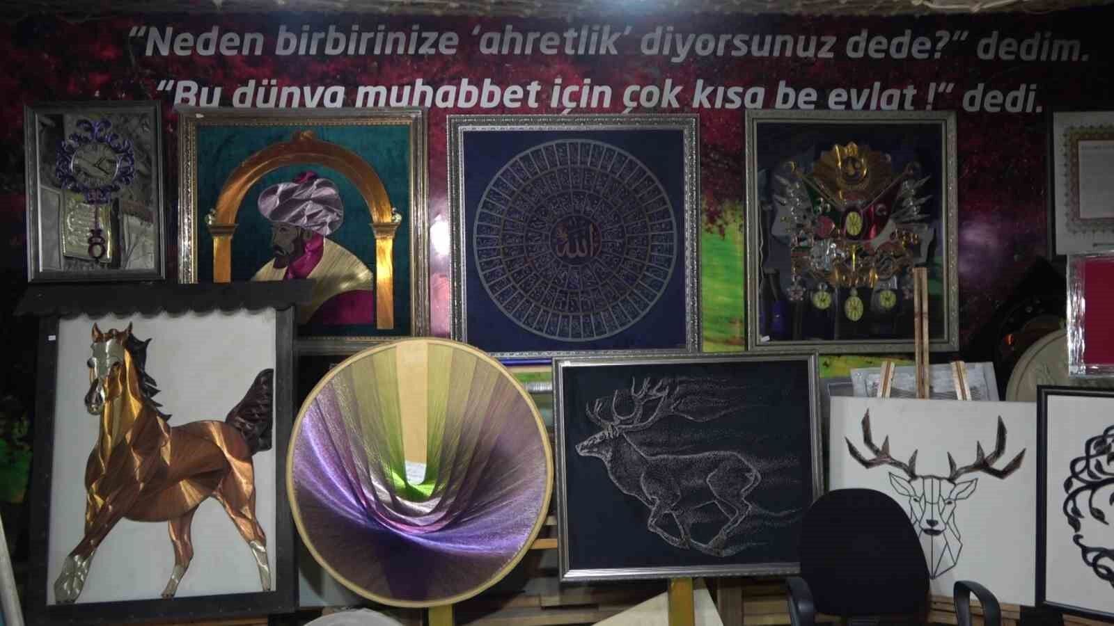 Çivi ve telin ustası: 71 yaşında sanatı yaşatıyor